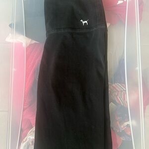 PINK (Victoria's Secret) Black Leggings